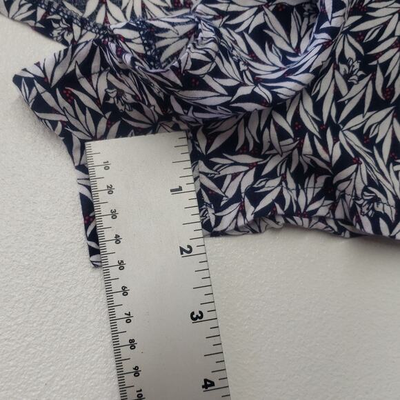 Lulu's Dondi Navy Blue and White Print Romper Women's Size Medium - Picture 10 of 14